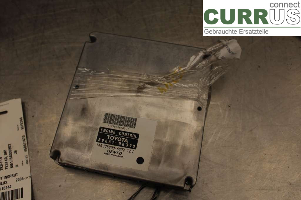 TOYOTA HILUX 05-16 Engine Control Unit (ECU) 896610K390 2.5D4D/2KDFTV
