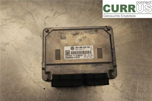 VW GOLF V      04-09 Engine Control Unit (ECU) 06A906033EM 1,6i/BSE