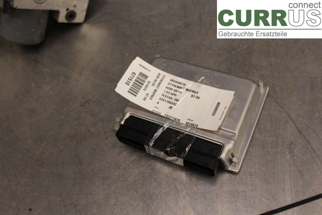 AUDI A6/S6     97-05 Engine Control Unit (ECU) 4B0906018 1,8T/APU