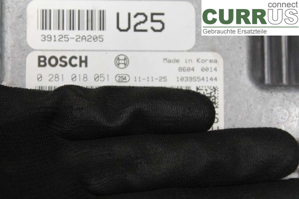 HYUNDAI i40  08-15 Motorens styreenhed (ECU) 391252A205 1.7CRDi/D4FD