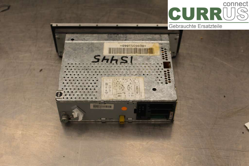 AUDI A4/S4  05-07 Radio CD / Multimedia panel 8E0035186D 2,0T/BGB