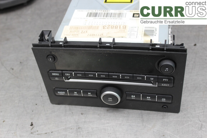 SAAB 9-3 VER 2 Radio CD / Multimedia panel 12774897 1,9TiD/Z19DTH