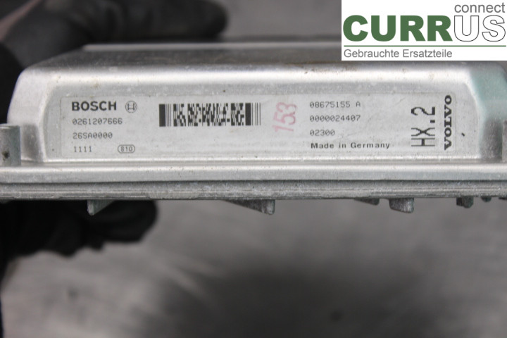 VOLVO V70      00-04 Engine Control Unit (ECU) 0261207666 2,4i/B5244T3