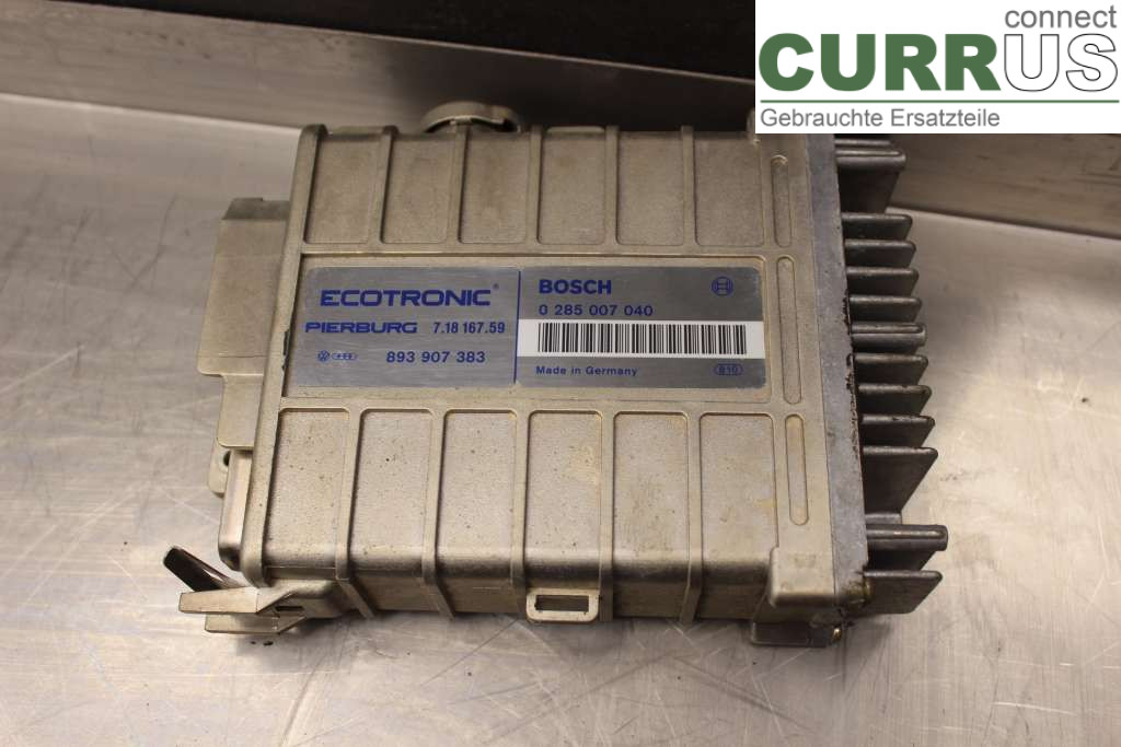 VW GOLF II 84-91 Motorsteuergerät (ECU) 893907383 1,6Förg