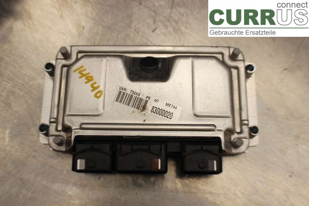 PEUGEOT 307     01-05 Engine Control Unit (ECU) 9647480580 ,6i/NFU