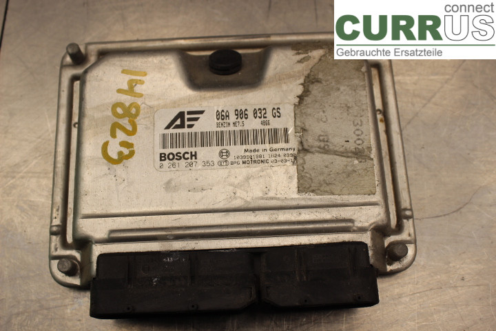 VW SHARAN      01-10 Unité de contrôle moteur (ECU) 06A906032GS 2,0i/ATM