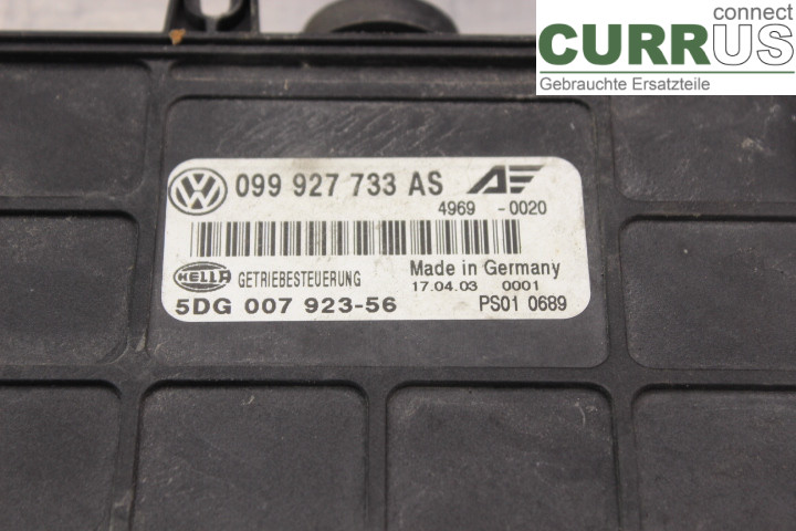 VW SHARAN      01-10 Unité de contrôle moteur (ECU) 099927733AS 2,0i/ATM