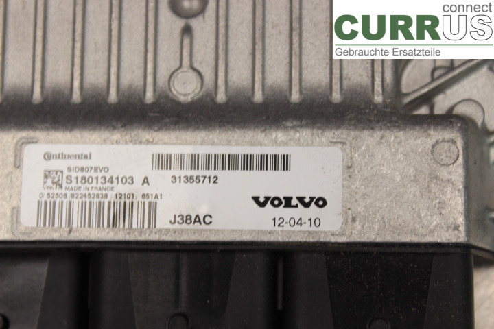 VOLVO V60  11-13 Motorens styreenhed (ECU) 31355712 1,6D2/D4162T