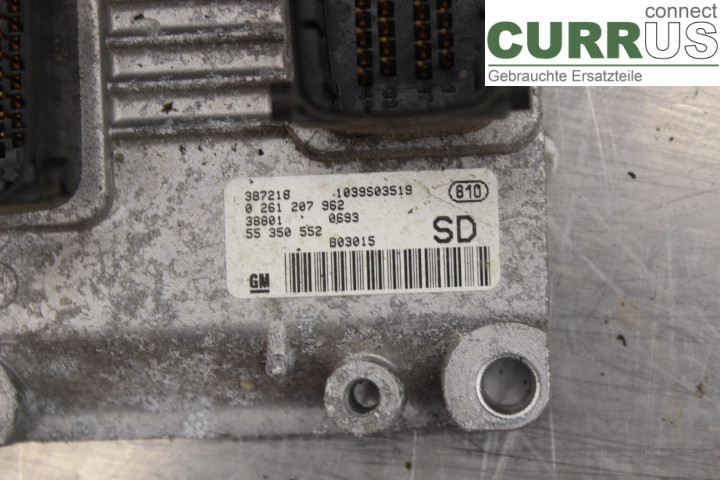 OPEL CORSA C    00-06 Sterownik silnika (ECU) 55350552 1,2i/Z12XE