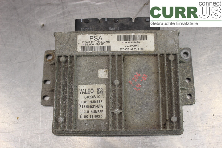 PEUGEOT 206  98-09 Engine Control Unit (ECU) 9660061080 