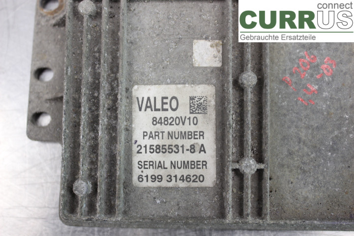 PEUGEOT 206  98-09 Engine Control Unit (ECU) 9660061080 