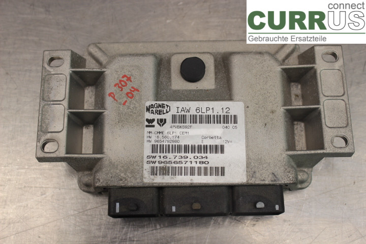 PEUGEOT 307     01-05 Unité de contrôle moteur (ECU) 9654792980 