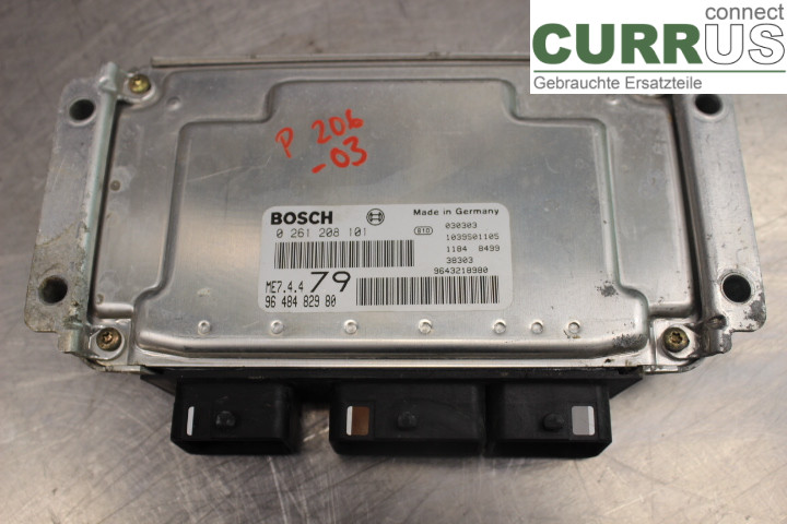 PEUGEOT 206  98-09 Engine Control Unit (ECU) 9648482980 