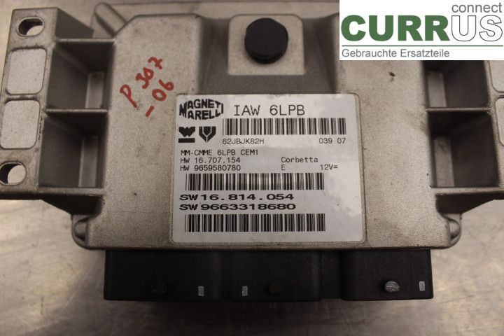 PEUGEOT 307     05-08 Motorsteuergerät (ECU) 9659580780 