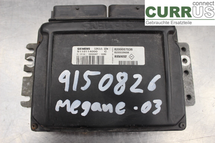 RENAULT MÉGANE II  03-05 Engine Control Unit (ECU) 8200528372 