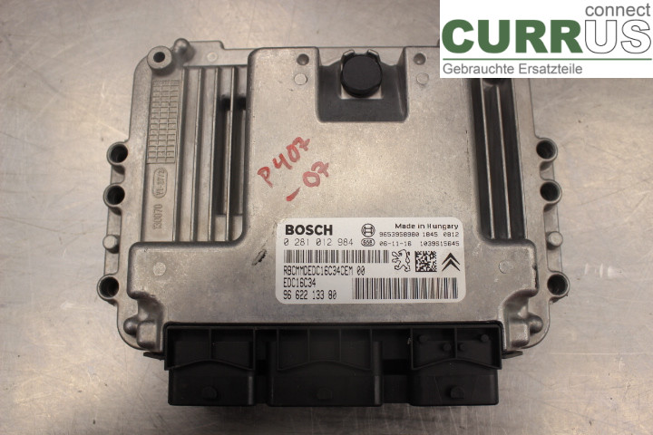 PEUGEOT 407 Engine Control Unit (ECU) 9662213380 