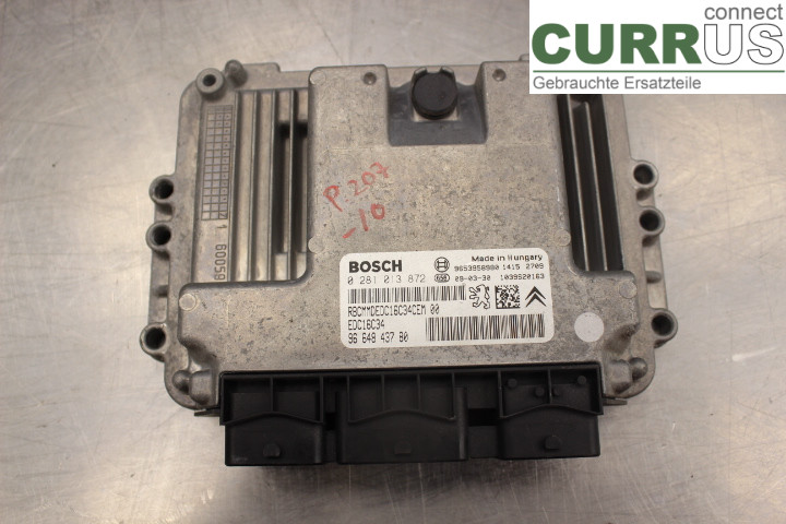 PEUGEOT 207 Motorsteuergerät (ECU) 9664943780 