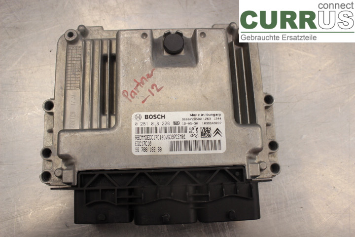 PEUGEOT PARTNER   08-15 Engine Control Unit (ECU) 9678818280 