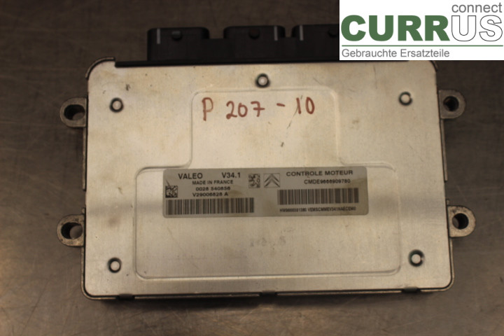 PEUGEOT 207 Motorsteuergerät (ECU) CMDE9666909780 