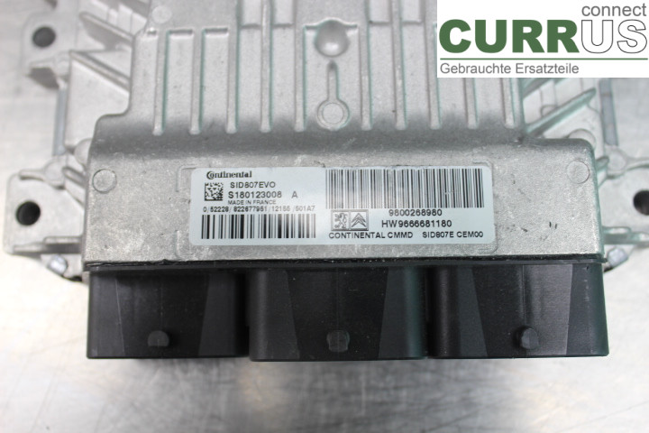 PEUGEOT 308 08-13 Engine Control Unit (ECU) S180123008A 