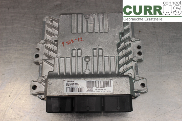 PEUGEOT 308 08-13 Engine Control Unit (ECU) S180123008A 
