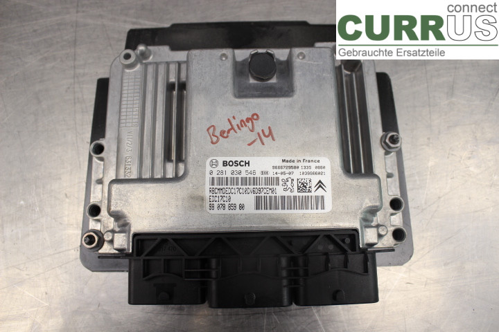 CITROEN BERLINGO 08-18 Engine Control Unit (ECU) 9807885980