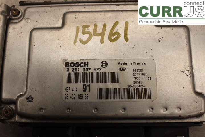 PEUGEOT 206  98-09 Engine Control Unit (ECU) 9643218980 1,6i/NFU