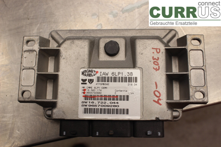 PEUGEOT 307     01-05 Engine Control Unit (ECU) 16560174 