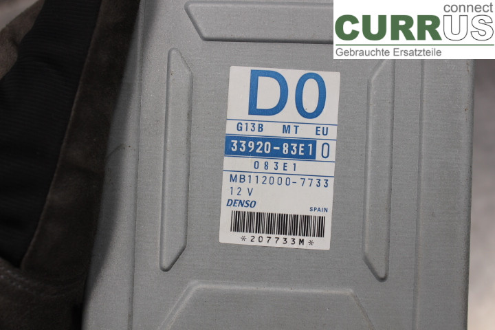 SUZUKI WAGON R/R+  93-08 Motorens styreenhed (ECU) 3392083E10 1,3i/G13BB
