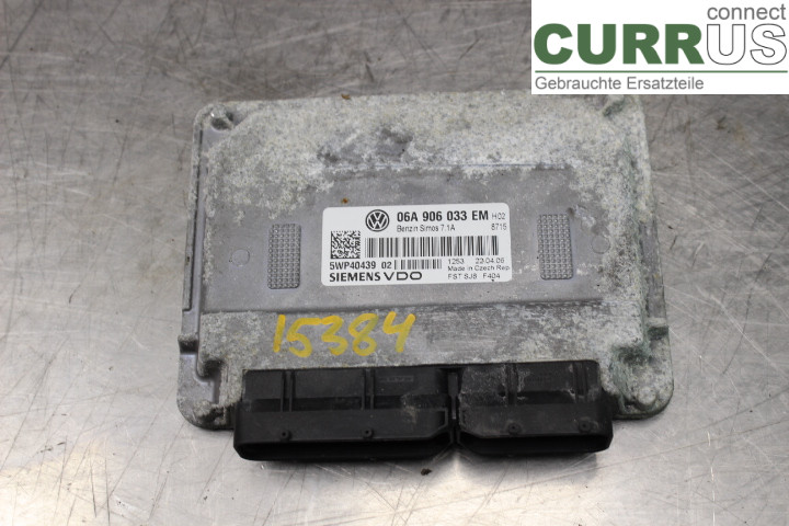 VW GOLF V      04-09 Engine Control Unit (ECU) 06A906033EM 1,6i/BSE