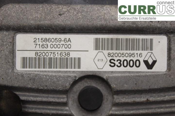 RENAULT MÉGANE II  06-08 Engine Control Unit (ECU) 8200509516 1,6i/K4M812