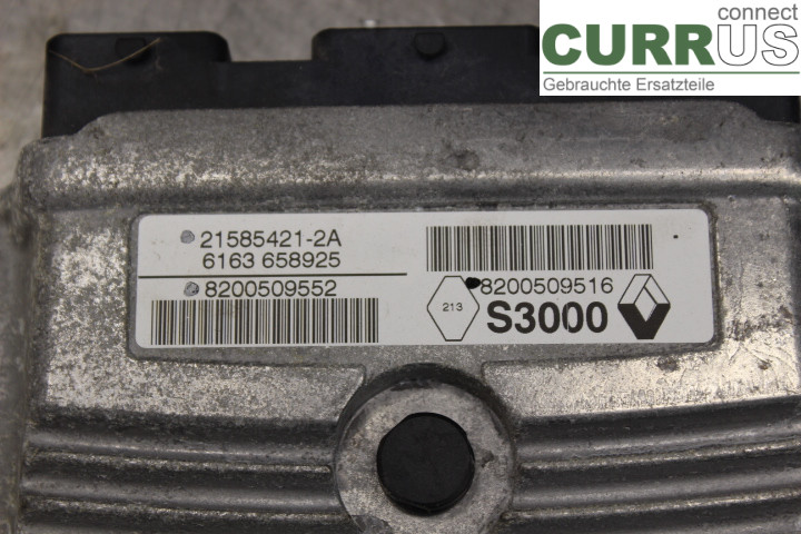 RENAULT MÉGANE II  03-05 Engine Control Unit (ECU) 8200509552 1,6i/K4M812