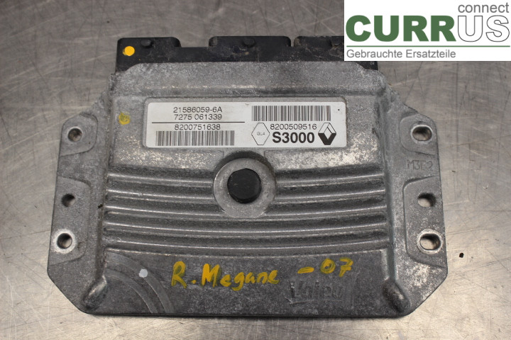 RENAULT MÉGANE II 06-08 Unité de contrôle moteur (ECU) 8200751638