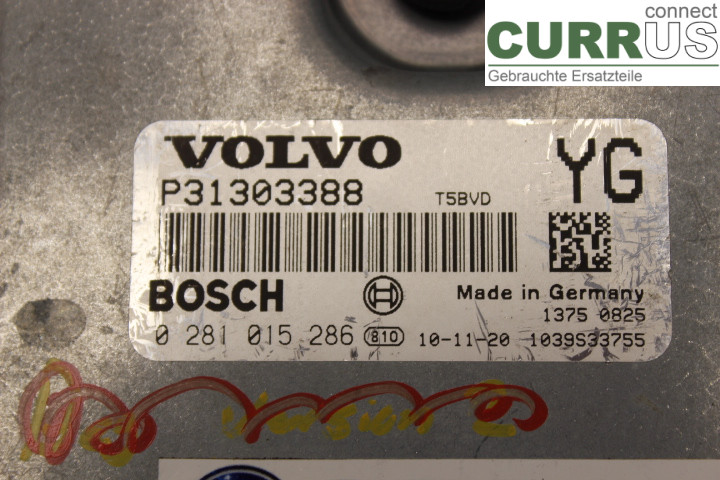 VOLVO V70      08-13 Engine Control Unit (ECU) 31303388 