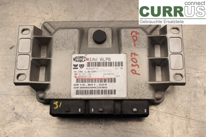 PEUGEOT 307     05-08 Motorsteuergerät (ECU) 9659580780 