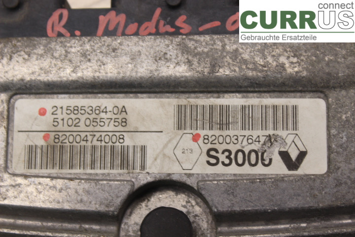 RENAULT MÉGANE II  03-05 Engine Control Unit (ECU) 8200474008 