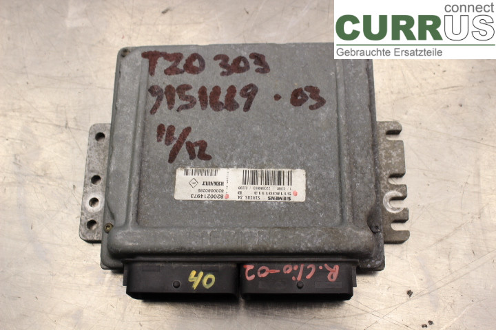 RENAULT CLIO II 01-08 Engine Control Unit (ECU) 8200080285