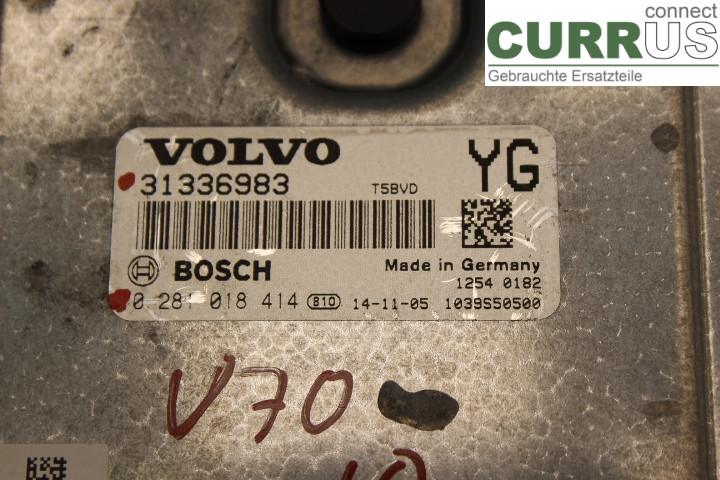 VOLVO V70      08-13 Engine Control Unit (ECU) 31336983 