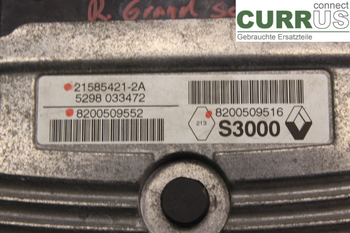 RENAULT SCÉNIC/GRAND 07-09 Engine Control Unit (ECU) 8200509516 