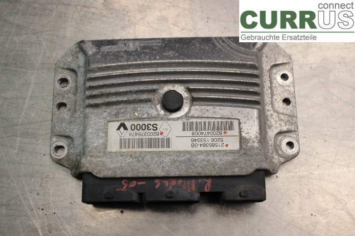 RENAULT MODUS Motorens styreenhed (ECU) 8200474008 