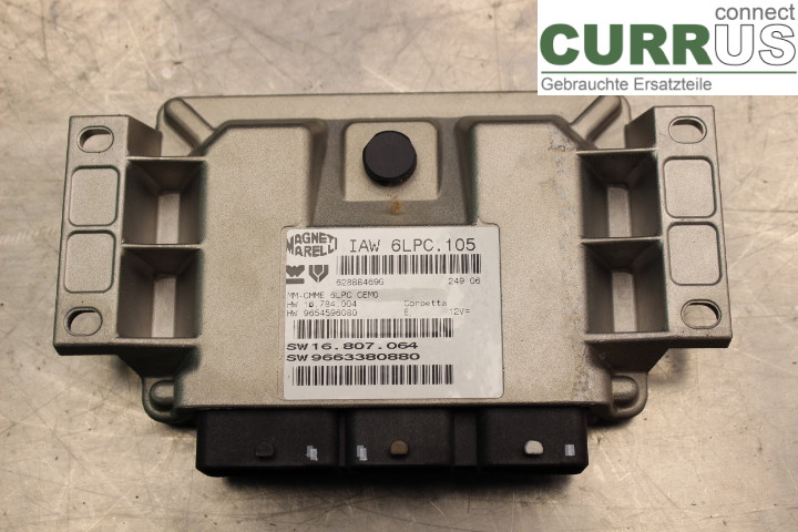 PEUGEOT 207 Motorsteuergerät (ECU) 9663380880 1.4i/KFU