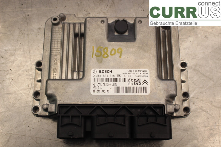 PEUGEOT 308 08-13 Engine Control Unit (ECU) 9666325380 1.6i/5FV