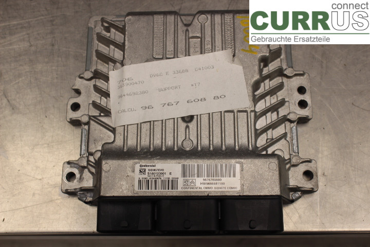 PEUGEOT 308 08-13 Engine Control Unit (ECU) 9676760880 1.6HDi/9HR