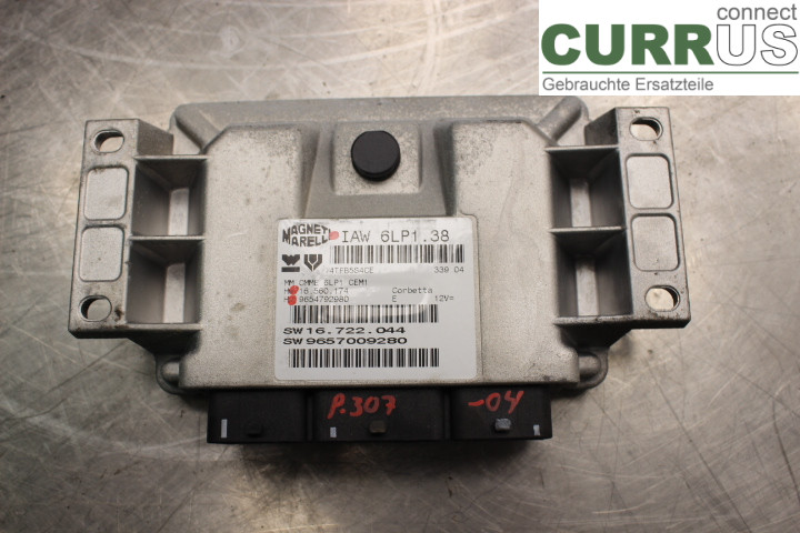 PEUGEOT 307     01-05 Unité de contrôle moteur (ECU) 9654792980 