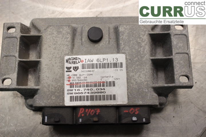 PEUGEOT 407 Engine Control Unit (ECU) 9657649280E 