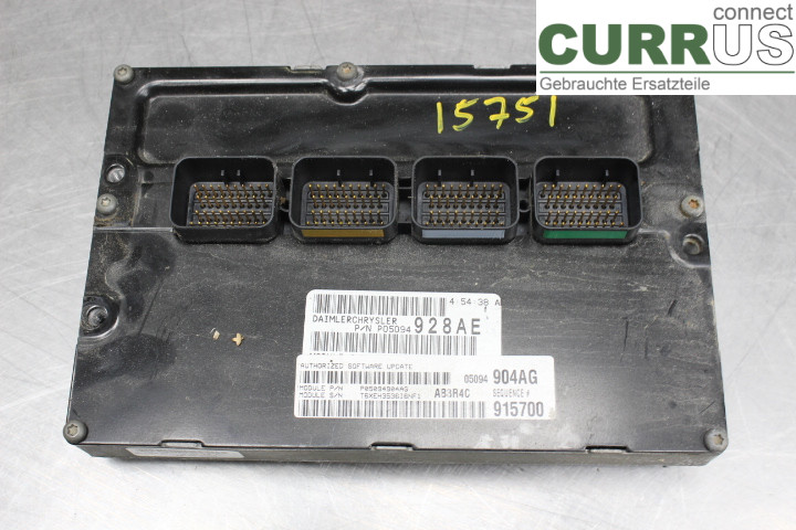 CHR 300C Engine Control Unit (ECU) P05094904AG 2.7i/T