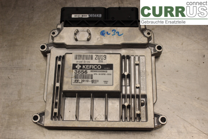 HYUNDAI i10 PA 08-13 Engine Control Unit (ECU) 3911002IDO 1,1/G4HG