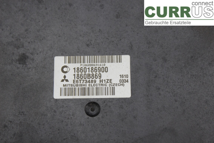 MITSUBISHI COLT   09-13 Motorens styreenhed (ECU) 1860B869 1.3i/4A90