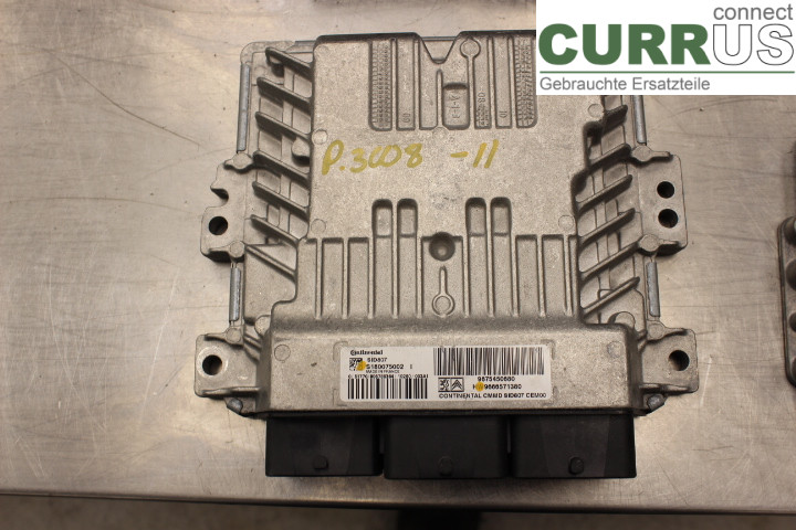 PEUGEOT 3008  09-16 Motorens styreenhed (ECU) 9666571380 