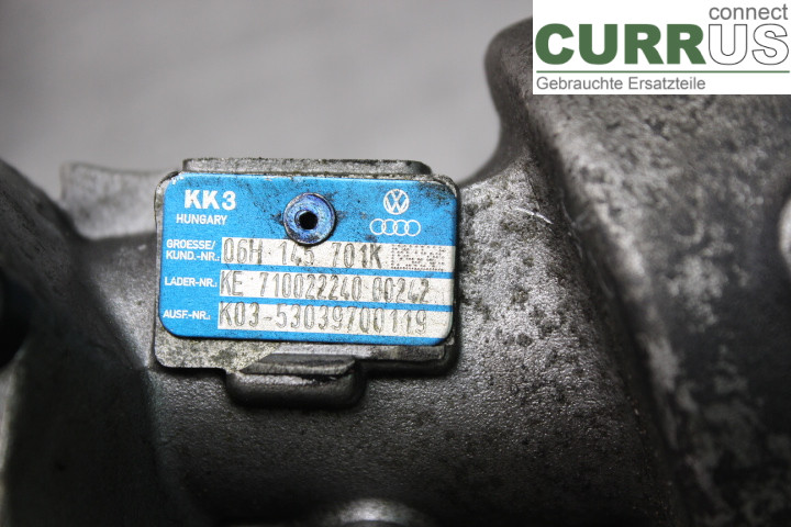 AUDI A4/S4  08-11 Turbo charger 06H145701K 1,8TSFi/CABB